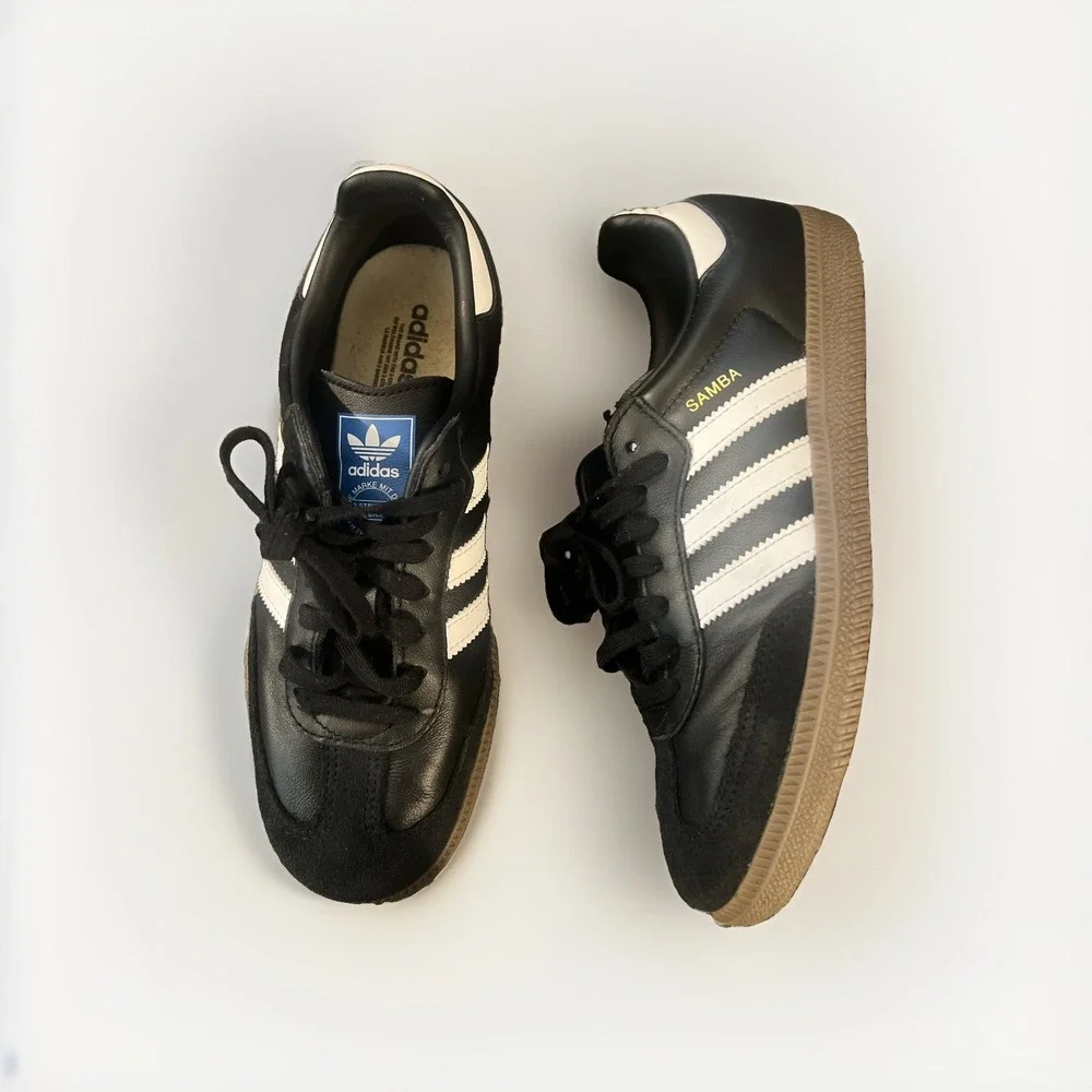 Adidas Samba OG Unisex Size 6 Sneakers Core Black And Cloud White
